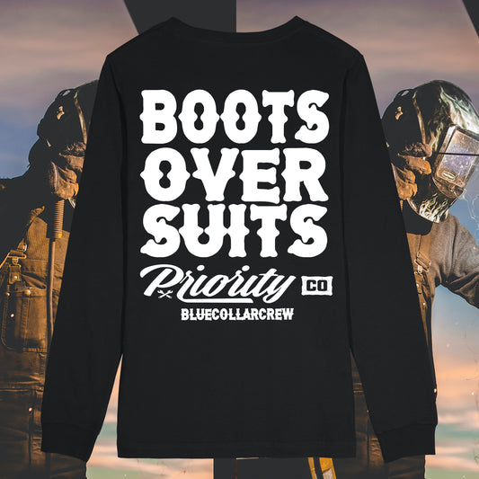 BOOTS OVER SUITS LONG SLEEVE