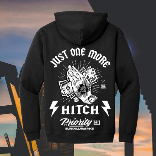 ONE MORE HITCH HOODIE HOODIE BLACK